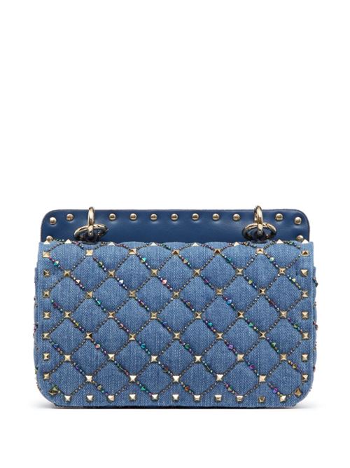 Blue stretch-cotton denim signature Rockstud Valentino Garavani | 4W2B0123ARNYG7